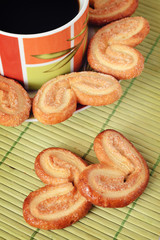 Cookies and cup of coffee