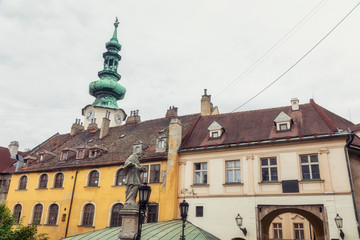Obraz premium he Michael's Gate in the old town of Bratislava