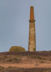 ruins of an old chimney