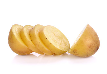 potato isolated on white background
