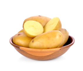 Naklejka na ściany i meble Potato isolated on white background