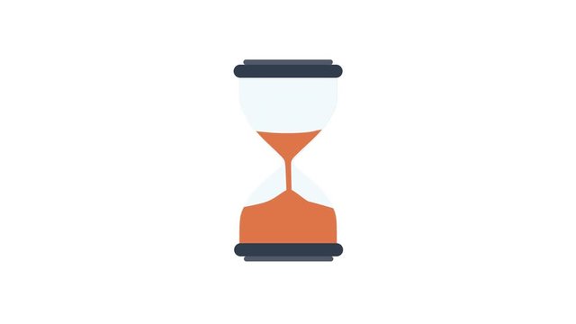 Loading Hourglass Cursor Loop Animation with Alpha