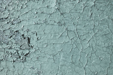 Cracked blue paint. Seamless old texture background