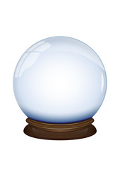 Boule &agrave; neige transparente vide