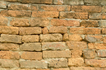 red brick wall texture grunge background
