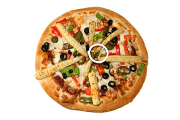 round pizza 