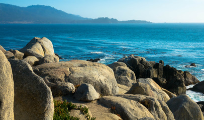Felsen am pazifischen Ozean, Monterey Kalifornien
