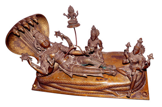 handmade metal vishnu ranganathar
