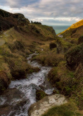 river in tintagel cornwall