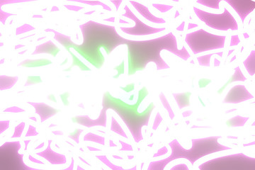 Background abstract, neon grow lights geometric lines for design, graphic resource. 3D render.