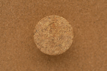 Blank cork board brown texture with cork stopper background. Zero waste lifestyle. Natural materials.