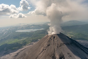 Karimskiy volcano, Kamchatka, Russia