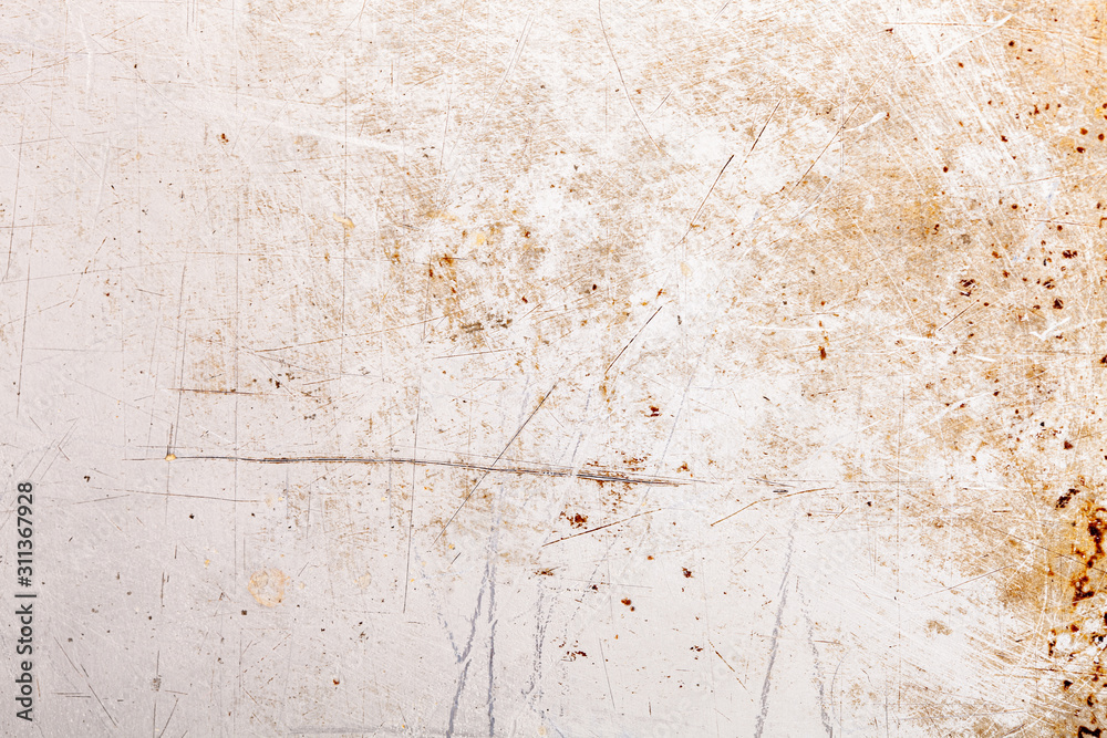 Poster iron wall with dirt and rust. background for design