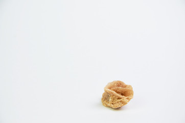 Desert rose on a light background close-up in the studio