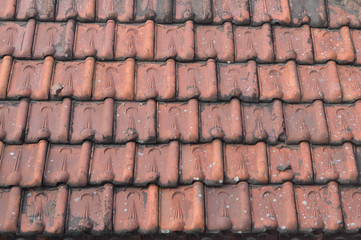 roof with tiles