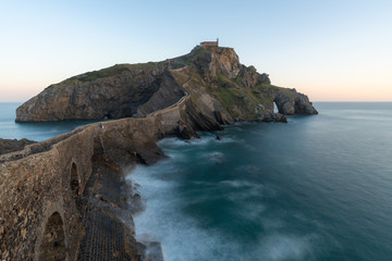 San Juan de Gaztelugatxe at sunrise