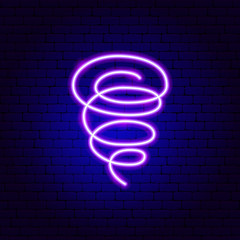 Tornado Neon Sign