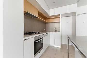 Empty and unfurnished brand new apartment