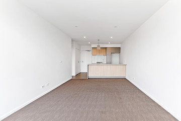 Empty and unfurnished brand new apartment