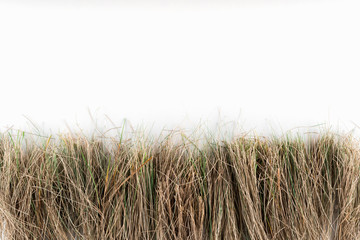 zero waste set for dish washing and home cleaning on dark background. vintage mood