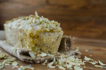 soap, pastries, still life, dessert, village, honey, hops, cinnamon, spices, milk, oatmeal, chocolate, flax, mint