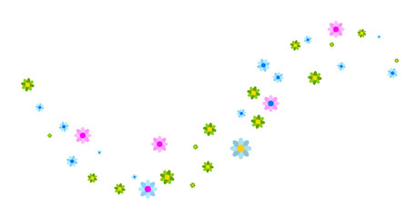 fiori, primavera, vento