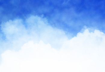 Obraz premium Color sky with clouds as background