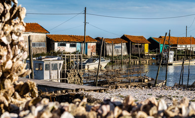 La Tremblade, famous Oyster farming harbour in France