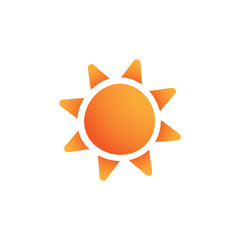 sun logo vector design template. sun icon element collection.