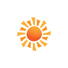 sun logo vector design template. sun icon element collection.
