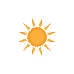 sun logo vector design template. sun icon element collection.