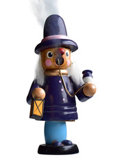 German Incense Smoker Bavarian burn figurine fisherman