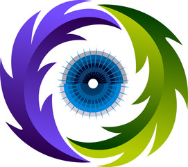 eye herbal medicine logo