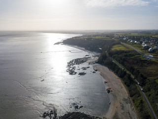 Bretagne Concale aus der Luft