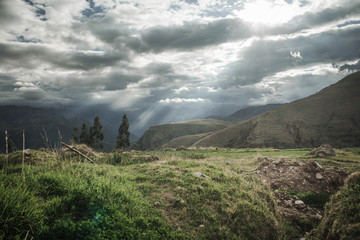 Fototapeta premium view of mountains