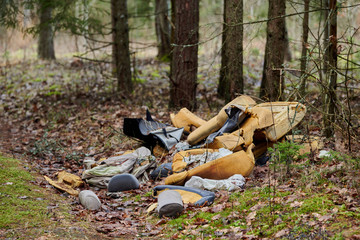 Synthetic materials pollute nature