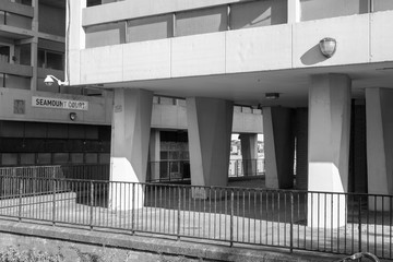 Black and white Aberdeen Street Photography: building