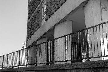 Black and white Aberdeen Street Photography: building