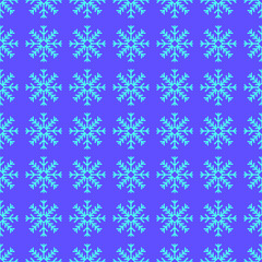 Patrones de Copos de Nieve Azul y Morado por Albert Barzaga