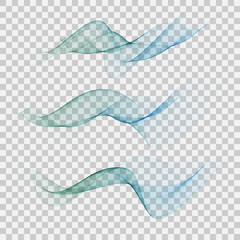 Bright green blue speed abstract lines flow minimalistic fresh swoosh seasonal spring wave transition divider editable template.