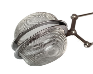 Tea Strainer. Infuser. Isolated with clipping path.