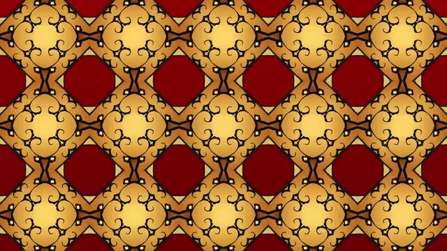 Kaleidoscope gradient patterns. Abstract multicolored motion graphics background. Gradient minimalistic animation. Beautiful bright ornament. stock footage