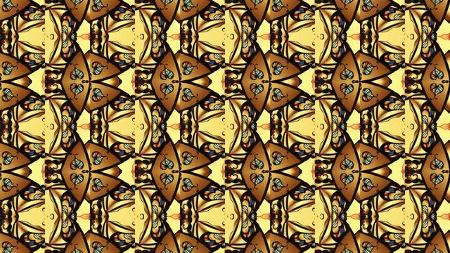 Kaleidoscope gradient patterns. Abstract multicolored motion graphics background. Gradient minimalistic animation. Beautiful bright ornament. stock footage