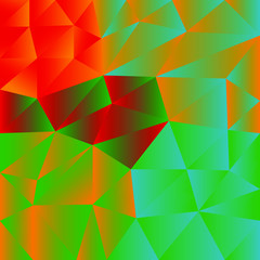 Multicolored background in a geometric style from triangles.