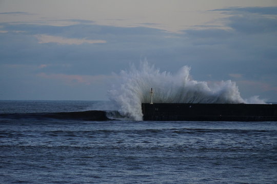 Arklow Stormy Sea in Winter