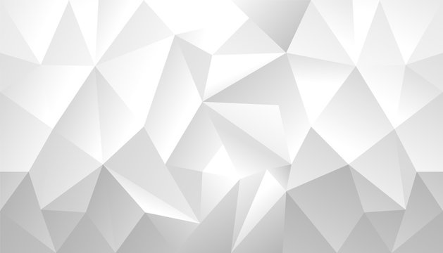 Vector abstract white polygonal background. To see the other vector geometric background illustrations , please check Abstract Polygonal Backgrounds collection.