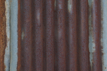 old vintage grunge rusty zinc wall surface pattern background 