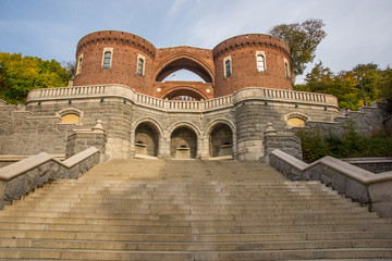 HELSINGBORG, SWEDEN: Medieval gate leading to a lookout tower in Helsingborg