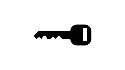 key icon, symbol design template