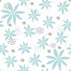 Seamless Pattern with Cute Apples on cute background.